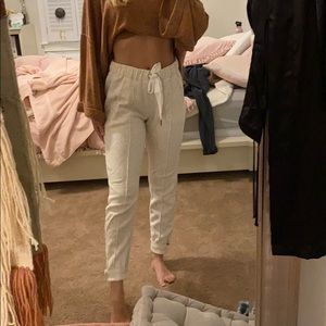 abercrombie & fitch sweatpants! heather grey